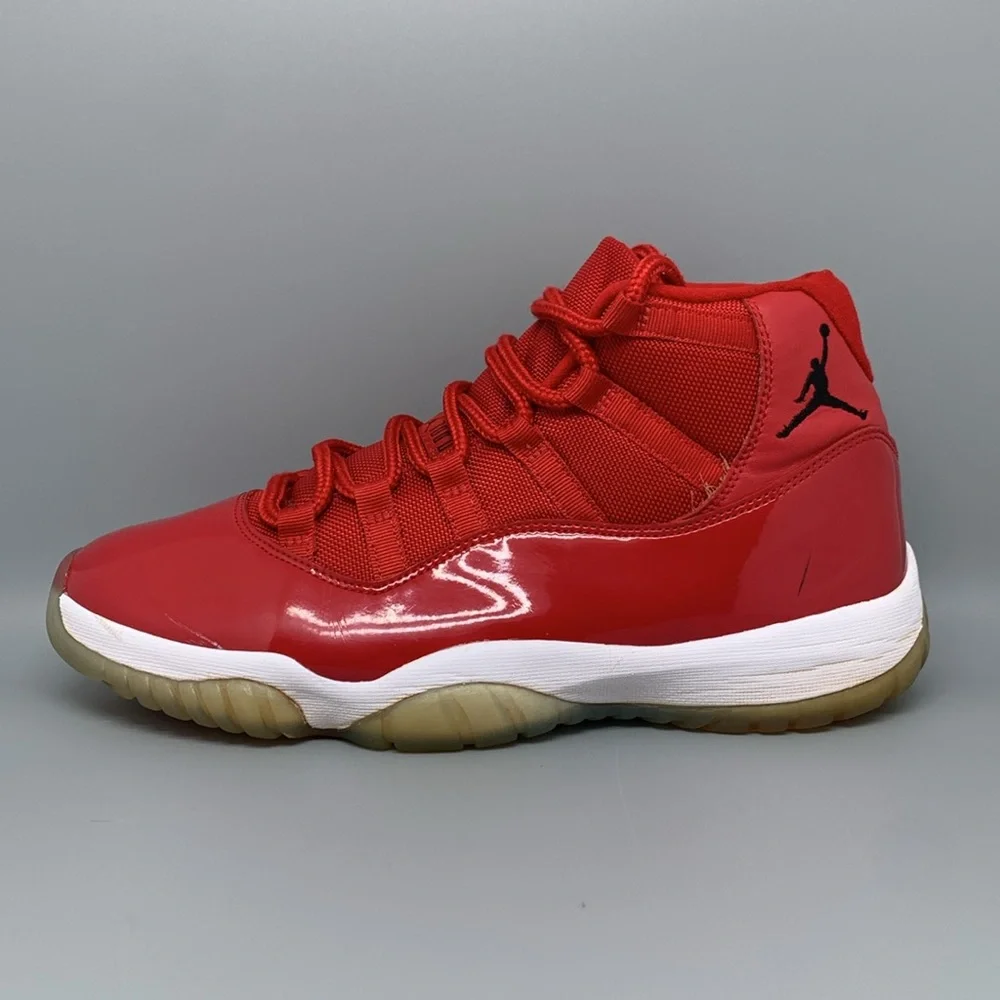 Jordan 11 Retro High Win Like '96 Basketball‎ Shoes 378037-623 Men's Sz 10.5